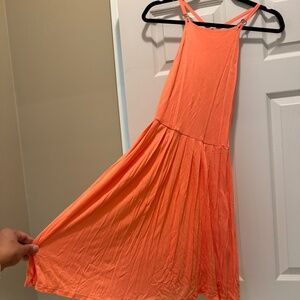 silence + noise Peach Flowy Dress